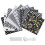 10PCS DIY Assorted Pattern Floral Printed Patchwork Cotton Fabric Cloth Crafts Pure Cotton Fabrics Patchwork Cloth 9