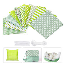 10PCS DIY Assorted Pattern Floral Printed Patchwork Cotton Fabric Cloth Crafts Pure Cotton Fabrics Patchwork Cloth