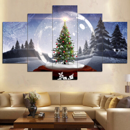 5 Cascade Wall Combination Painting Picture Home Decoration Without Frame Including Installation 2