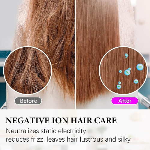 Ionic Hairdryer with Diffuser, Lightweight Hairdryers for Women 2