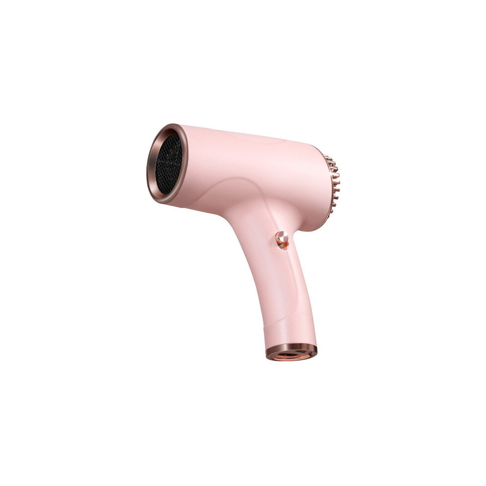 (Pink) Rechargeable USB Hair Dryer Versatile Hairdressing