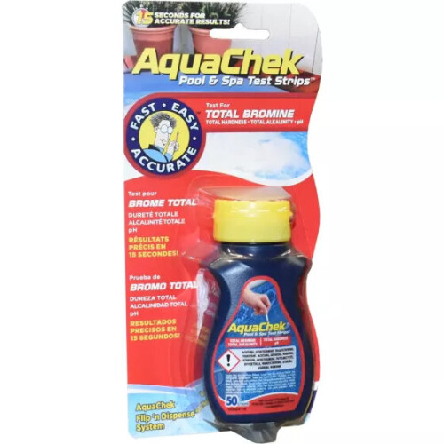 AquaChek Bromine Red Pool  Spa 4in1 Test Strips