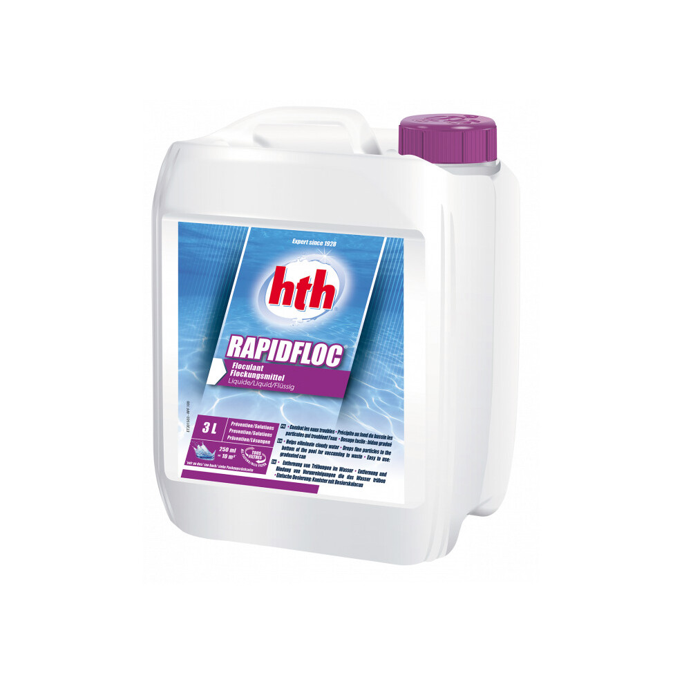 HTHCL34 hth Rapidfloc 3 Ltr 4 per pack