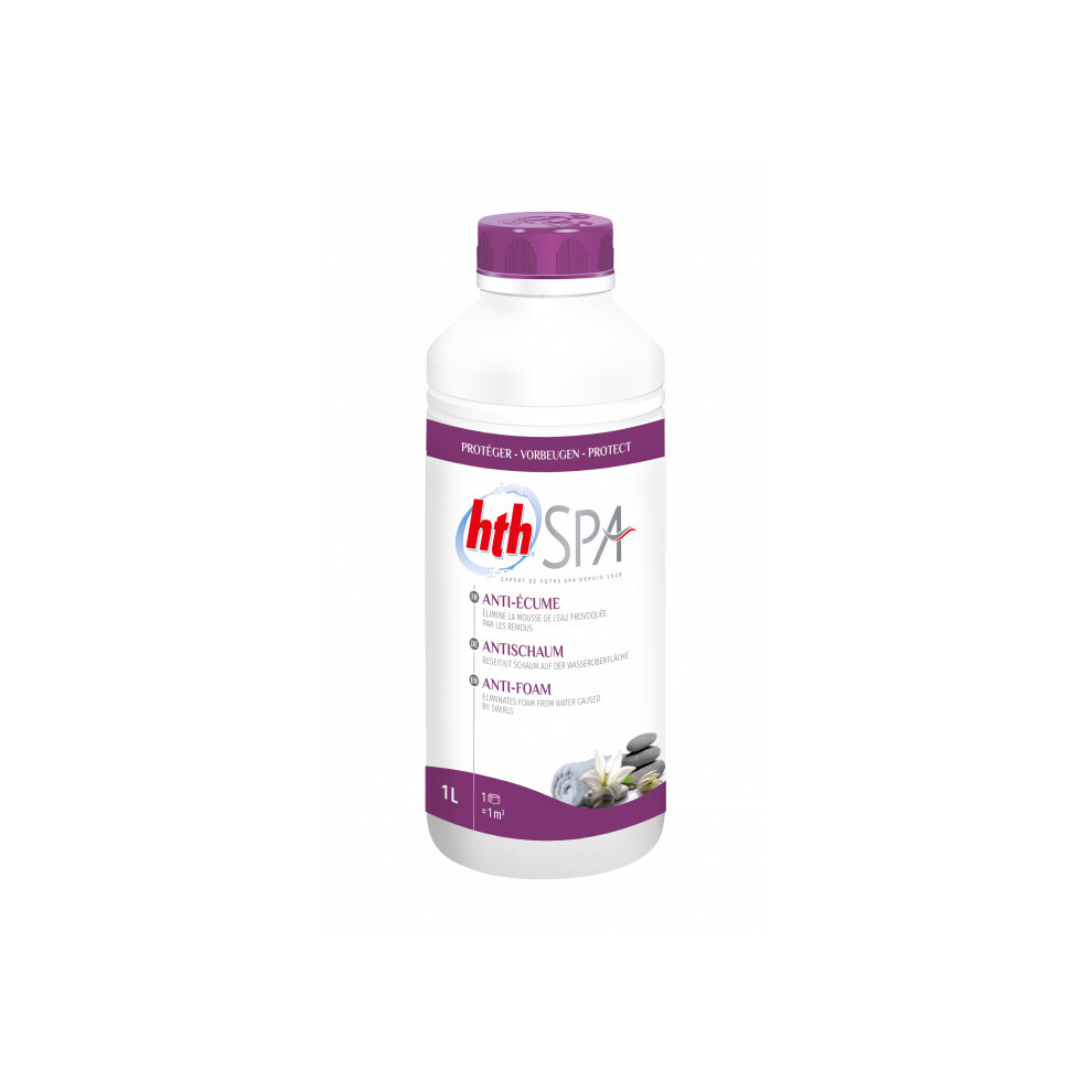 HTHSAF6 hth Spa AntiFoam 1 Ltr 6 per pack