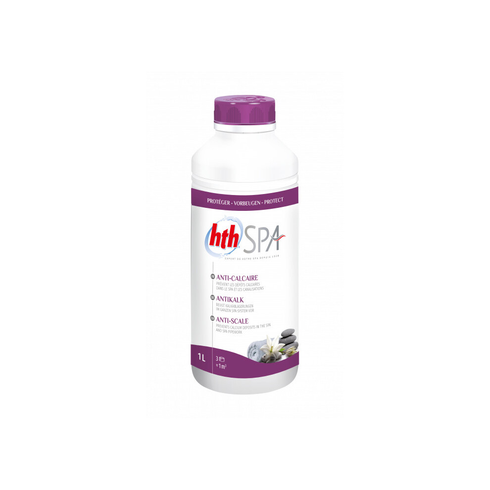 HTHSAS6 hth Spa AntiScale 1 Ltr 6 per pack