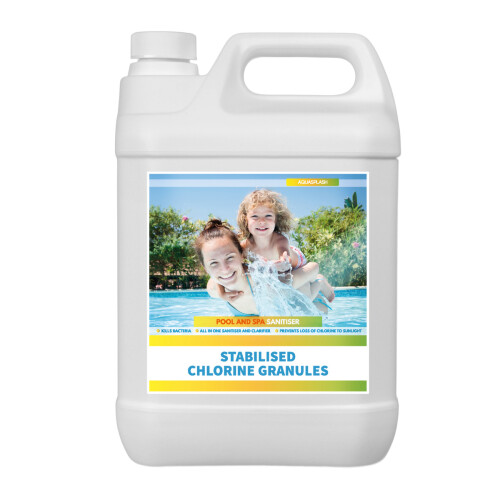 5Kg Stabilised Chlorine Granules Aquasplash