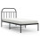 vidaXL metalsengestel med hovedgærde sort 90x190 cm 2