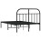 vidaXL Metal Bed Frame with Headboard Bed Base Black 120x190 cm Small Double 8