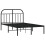 vidaXL Metal Bed Frame with Headboard Bed Base Black 120x190 cm Small Double 5