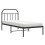 vidaXL metalsengestel med hovedgærde sort 90x190 cm 4