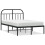 vidaXL Metal Bed Frame with Headboard Bed Base Black 120x190 cm Small Double 2