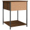 vidaXL Bedside Table Cabinet Side Table Nightstand Brown Oak Engineered Wood 8