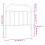 vidaXL Metal Headboard Bedroom Accessory Bed Header Bed Headboard Black 90 cm 6
