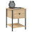 vidaXL Bedside Table Cabinet Side Table Nightstand Sonoma Oak Engineered Wood 3