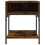 vidaXL Bedside Table Bedside Cabinet Side Table Smoked Oak Engineered Wood 4