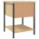 vidaXL Bedside Table Cabinet Side Table Nightstand Sonoma Oak Engineered Wood 8