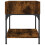 vidaXL Bedside Table Bedside Cabinet Side Table Smoked Oak Engineered Wood 5