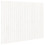 vidaXL Solid Wood Pine Wall Headboard White 146.5x3x110 cm Bedroom Bed Header 2