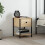 vidaXL Bedside Table Cabinet Side Table Nightstand Sonoma Oak Engineered Wood 1