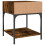 vidaXL Bedside Table Bedside Cabinet Side Table Smoked Oak Engineered Wood 6