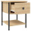 vidaXL Bedside Table Cabinet Side Table Nightstand Sonoma Oak Engineered Wood 5