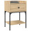 vidaXL Bedside Table Bedside Cabinet Side Table Sonoma Oak Engineered Wood 3