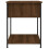 vidaXL Bedside Table Cabinet Side Table Nightstand Brown Oak Engineered Wood 7