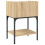 vidaXL Bedside Table Bedside Cabinet Side Table Sonoma Oak Engineered Wood 8