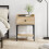 vidaXL Bedside Table Bedside Cabinet Side Table Sonoma Oak Engineered Wood 1