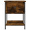 vidaXL Bedside Table Cabinet Side Table Nightstand Smoked Oak Engineered Wood 6