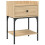 vidaXL Bedside Table Bedside Cabinet Side Table Sonoma Oak Engineered Wood 2