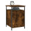 vidaXL Bedside Cabinet Bedside Table Side Table Smoked Oak Engineered Wood 3