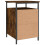 vidaXL Bedside Cabinet Bedside Table Side Table Smoked Oak Engineered Wood 8