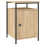 Modern Bedside Table Cabinet Sonoma Oak 40x42x60 cm Nightstand 2