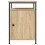Modern Bedside Table Cabinet Sonoma Oak 40x42x60 cm Nightstand 6
