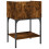 vidaXL Bedside Table Bedside Cabinet Side Table Smoked Oak Engineered Wood 8