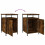 vidaXL Bedside Cabinet Bedside Table Side Table Smoked Oak Engineered Wood 9