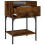 vidaXL Bedside Table Bedside Cabinet Side Table Smoked Oak Engineered Wood 4