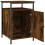 vidaXL Bedside Cabinet Bedside Table Side Table Smoked Oak Engineered Wood 5