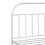 vidaXL Metal Bed Frame Mattress Foundation with Headboard White 200x200 cm 9