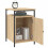 Modern Bedside Table Cabinet Sonoma Oak 40x42x60 cm Nightstand 4