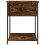 vidaXL Bedside Table Cabinet Side Table Nightstand Smoked Oak Engineered Wood 6