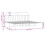 vidaXL Metal Bed Frame Mattress Foundation with Headboard White 200x200 cm 10