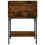 vidaXL Bedside Table Bedside Cabinet Side Table Smoked Oak Engineered Wood 5