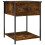 vidaXL Bedside Table Cabinet Side Table Nightstand Smoked Oak Engineered Wood 2