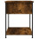vidaXL Bedside Table Cabinet Side Table Nightstand Smoked Oak Engineered Wood 7