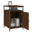vidaXL Bedside Cabinet Bedside Table Side Table Brown Oak Engineered Wood 4
