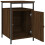 vidaXL Bedside Cabinet Bedside Table Side Table Brown Oak Engineered Wood 5