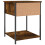 vidaXL Bedside Table Cabinet Side Table Nightstand Smoked Oak Engineered Wood 8