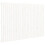 vidaXL Solid Wood Pine Wall Headboard White 166x3x110 cm Bedroom Bed Header 2